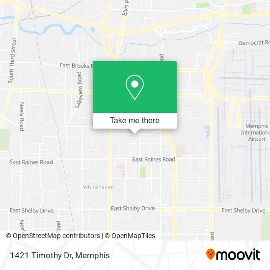 1421 Timothy Dr map