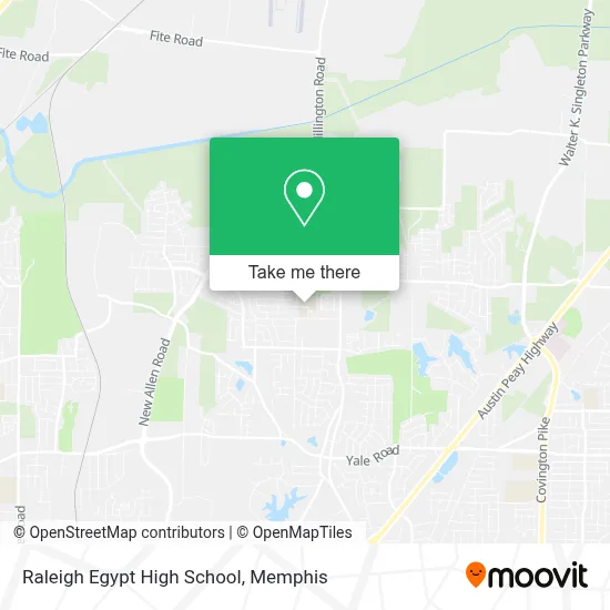Raleigh Egypt High School map