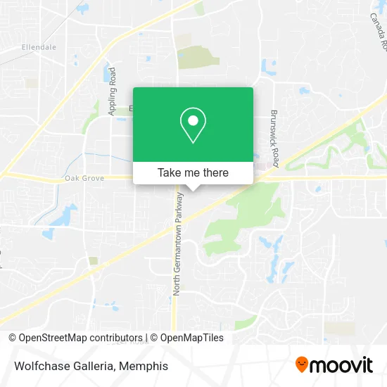 Wolfchase Galleria map