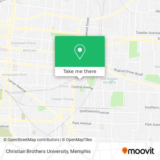 Mapa de Christian Brothers University