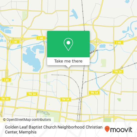 Mapa de Golden Leaf Baptist Church Neighborhood Christian Center