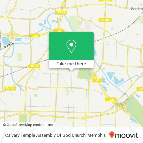 Calvary Temple Assembly Of God Church map