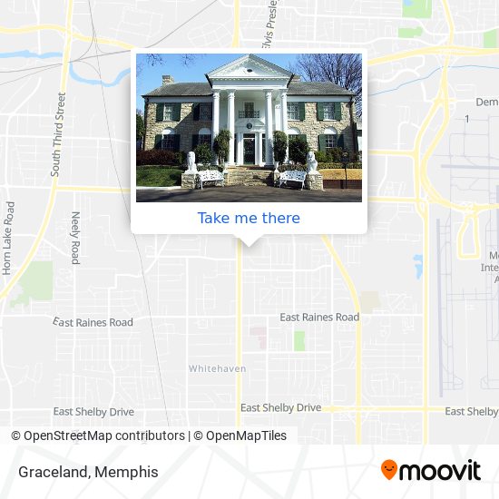 Mapa de Graceland