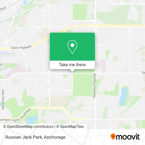Russian Jack Park map