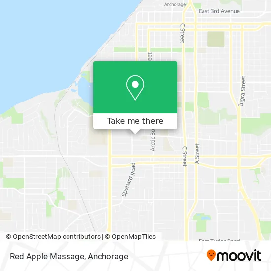 Red Apple Massage map