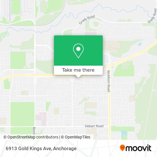 6913 Gold Kings Ave map