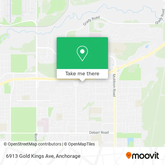 Mapa de 6913 Gold Kings Ave