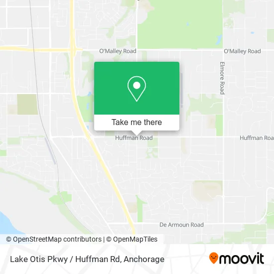 Mapa de Lake Otis Pkwy / Huffman Rd