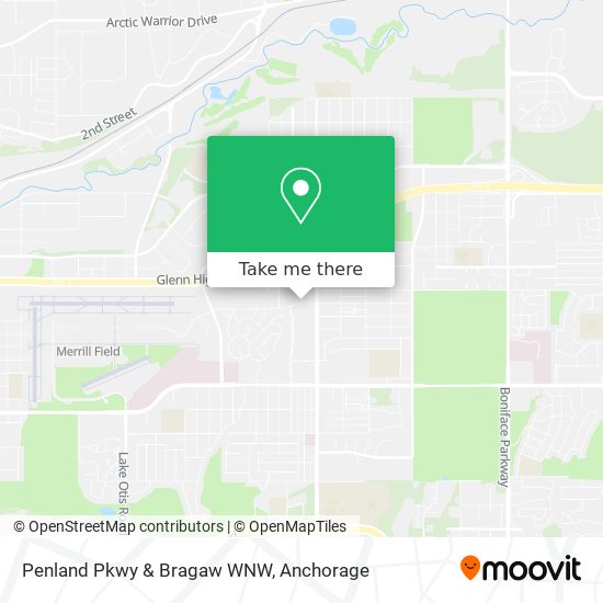 Mapa de Penland Pkwy & Bragaw WNW