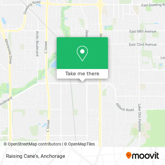 Raising Cane's map