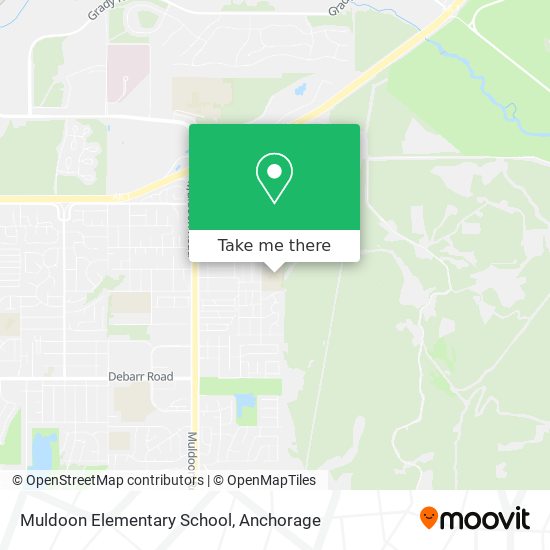 Muldoon Elementary School map