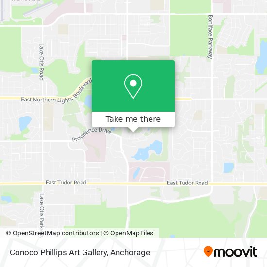 Mapa de Conoco Phillips Art Gallery