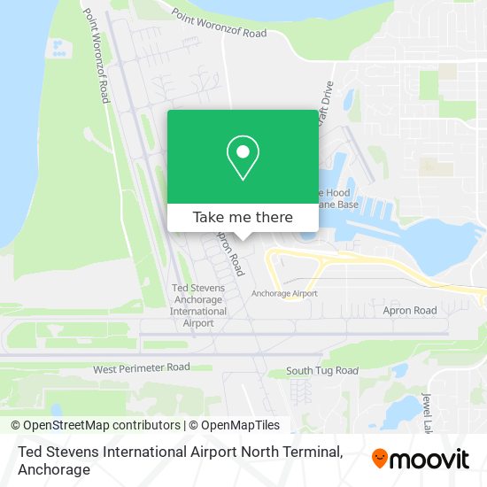 Ted Stevens International Airport North Terminal map