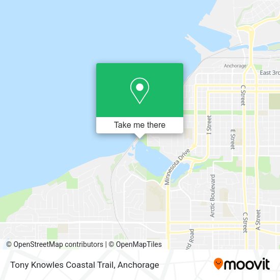 Tony Knowles Coastal Trail map