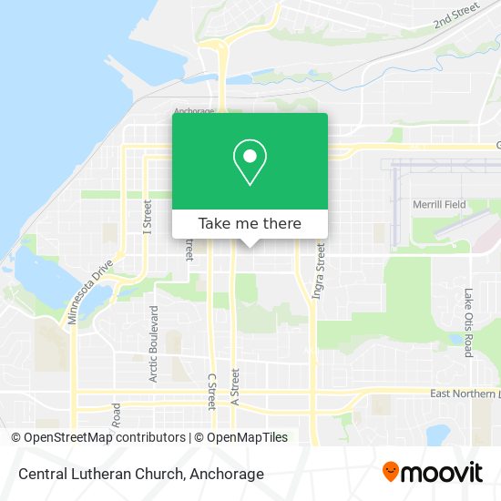 Central Lutheran Church map
