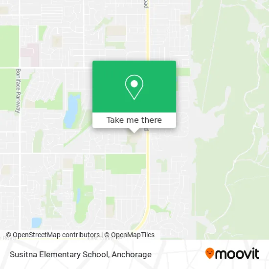 Susitna Elementary School map