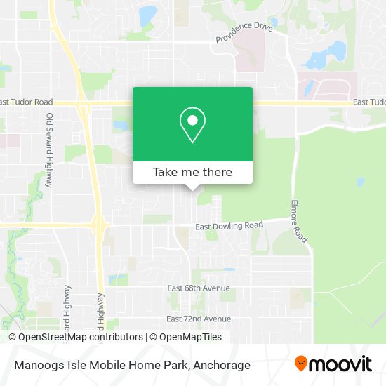 Manoogs Isle Mobile Home Park map