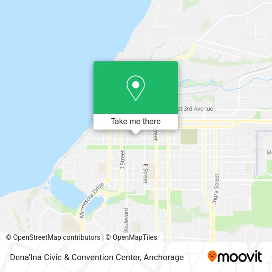 Mapa de Dena'Ina Civic & Convention Center