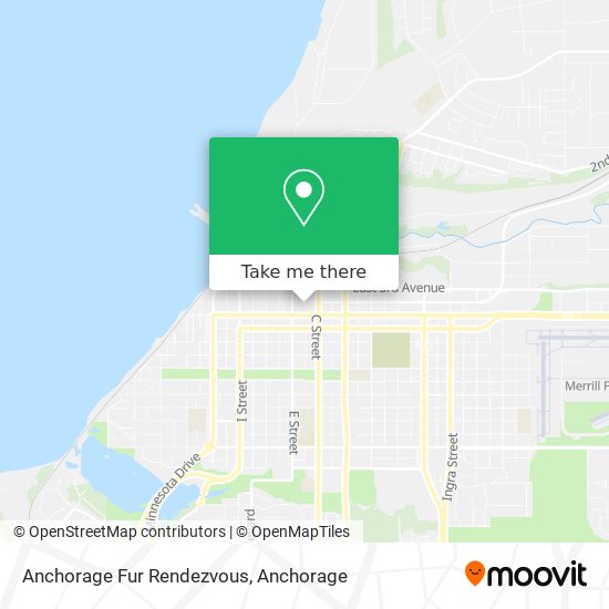 Anchorage Fur Rendezvous map