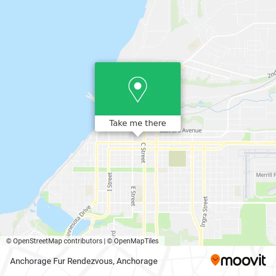 Anchorage Fur Rendezvous map
