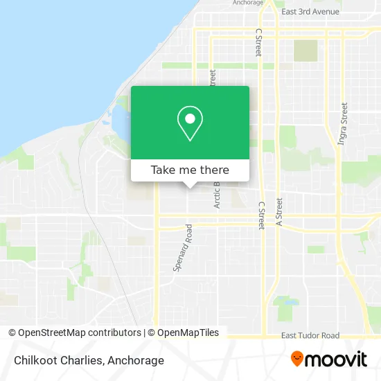 Chilkoot Charlies map