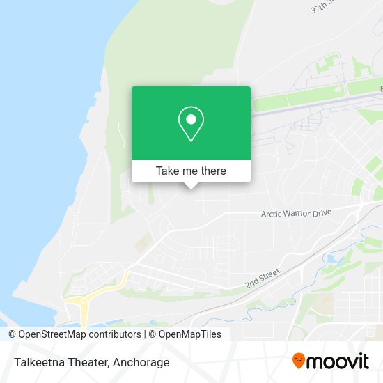 Talkeetna Theater map
