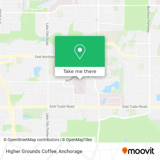 Higher Grounds Coffee map