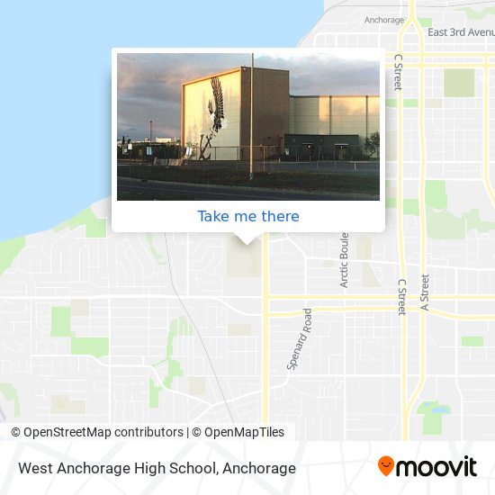 Mapa de West Anchorage High School