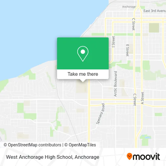 West Anchorage High School map