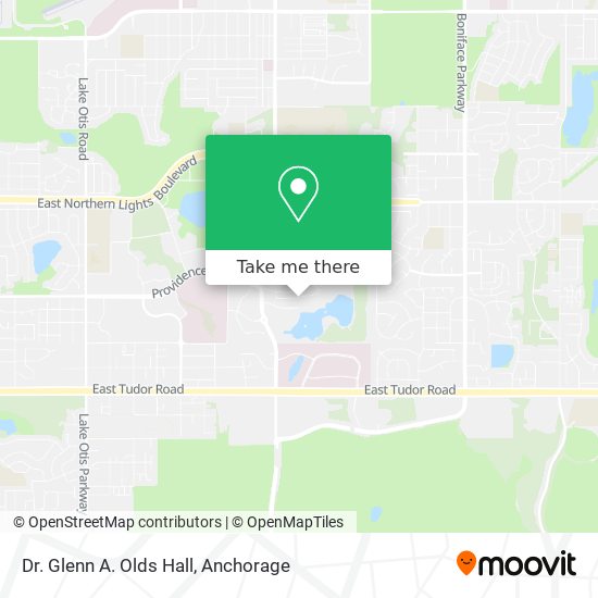 Dr. Glenn A. Olds Hall map