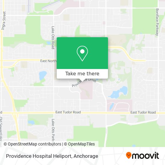 Mapa de Providence Hospital Heliport