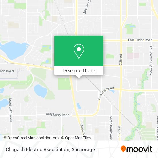 Mapa de Chugach Electric Association