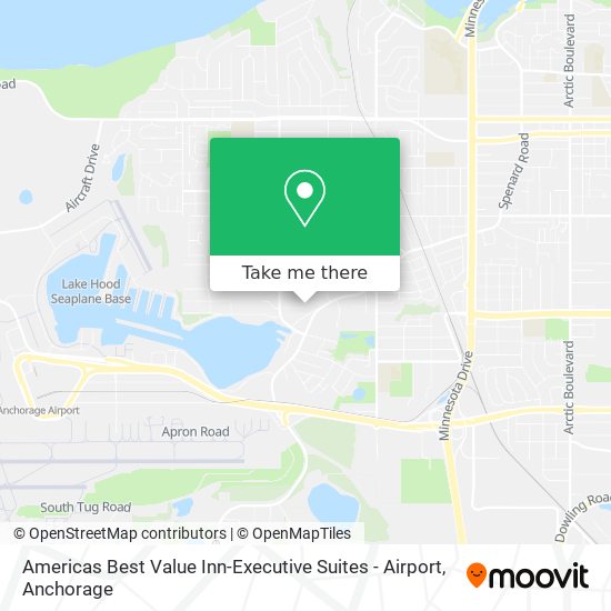 Americas Best Value Inn-Executive Suites - Airport map