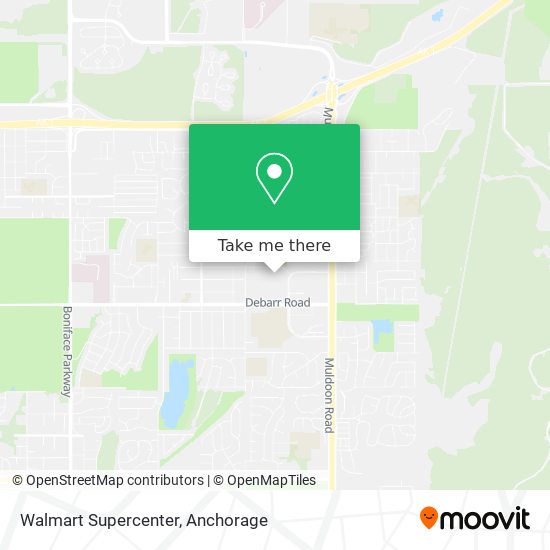 Walmart Supercenter map