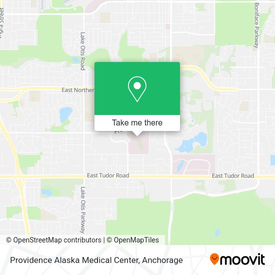 Mapa de Providence Alaska Medical Center