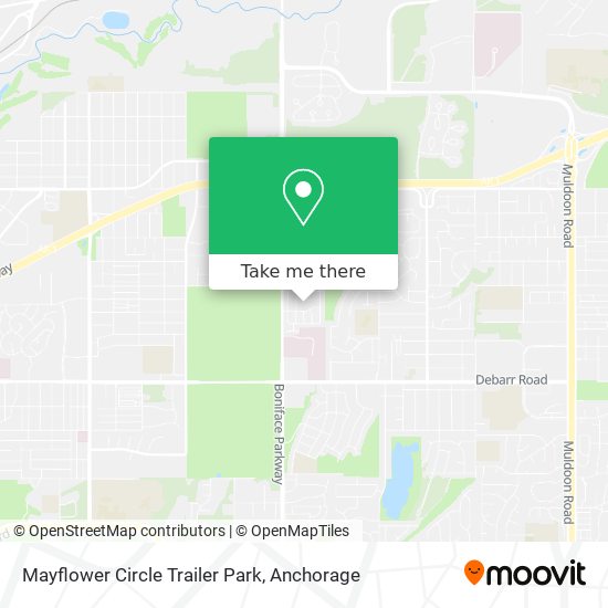 Mayflower Circle Trailer Park map