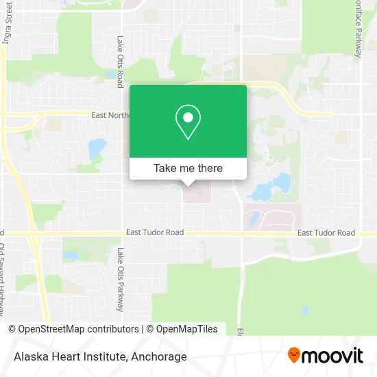 Alaska Heart Institute map