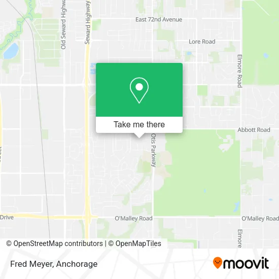 Mapa de Fred Meyer
