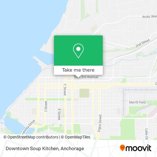 Mapa de Downtown Soup Kitchen