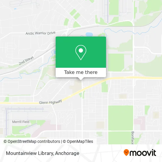 Mountainview Library map