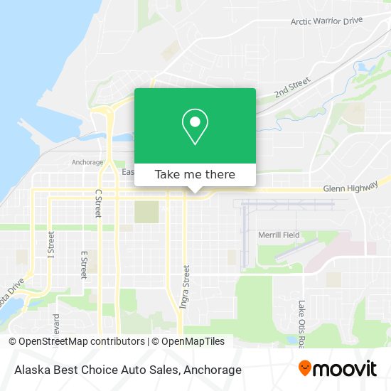 Alaska Best Choice Auto Sales map