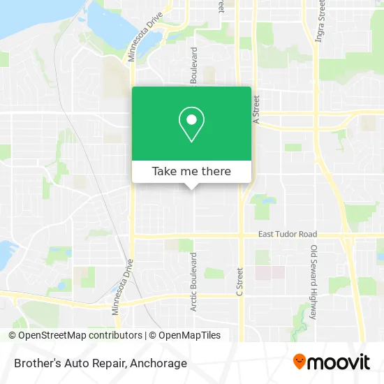 Brother's Auto Repair map
