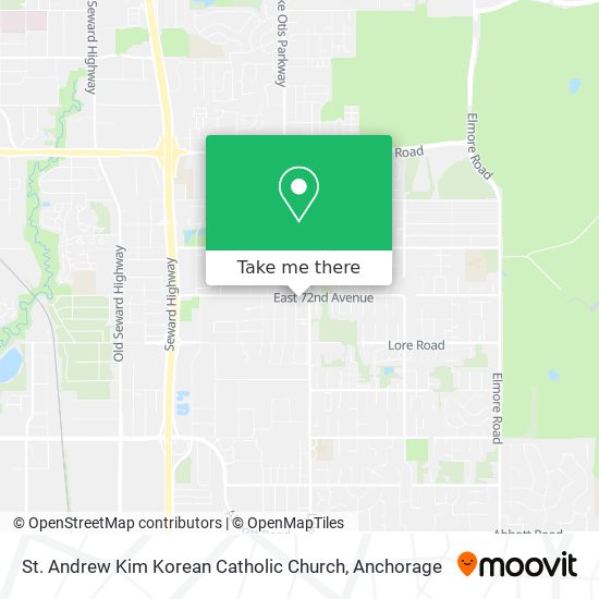 Mapa de St. Andrew Kim Korean Catholic Church