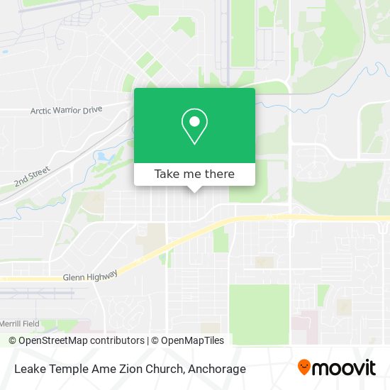 Leake Temple Ame Zion Church map
