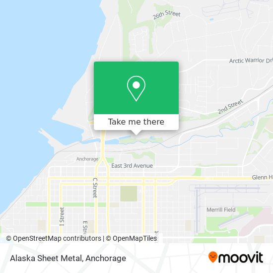 Alaska Sheet Metal map