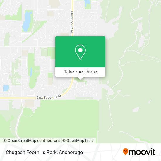 Chugach Foothills Park map