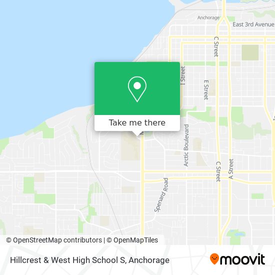 Hillcrest & West High School S map