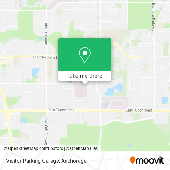 Mapa de Visitor Parking Garage