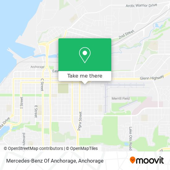 Mapa de Mercedes-Benz Of Anchorage