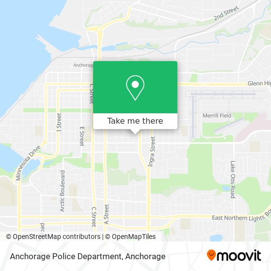 Mapa de Anchorage Police Department